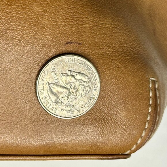 COACH Vintage Soft Legacy Demi Hobo 9564 Burnished Camel Adjustable Strap - Picture 14 of 14